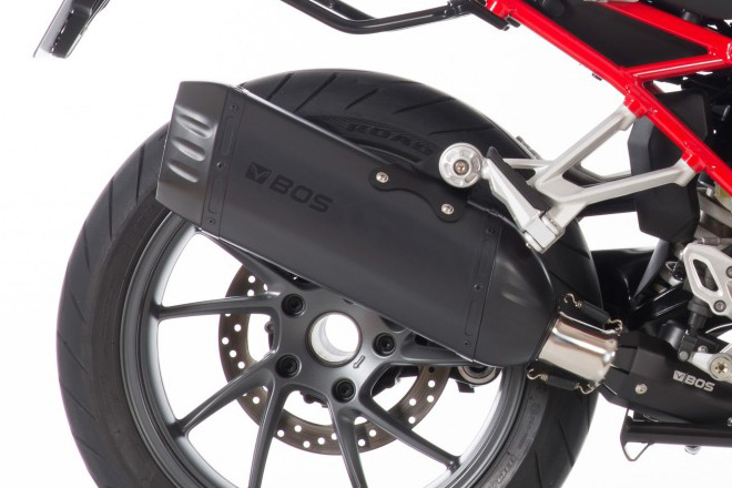 BOS Slip On Rear Silencer R 1200 R RS LC Desert Fox EURO 4