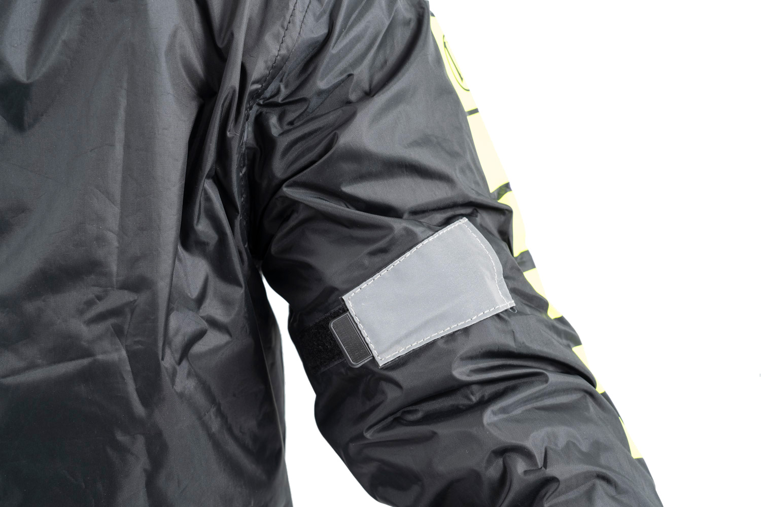 Rain jacket with reflective stripes online