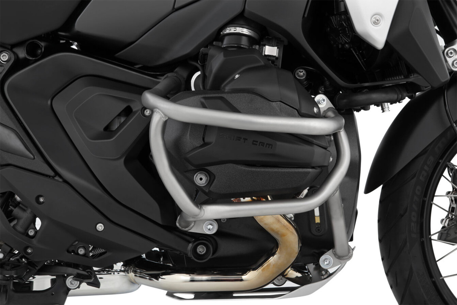 Puig 7768N うまっ <br>ENGINE GUARD <br>[BLACK] <br>BMW R1200R (15-18) <br>  R1200RS (15-