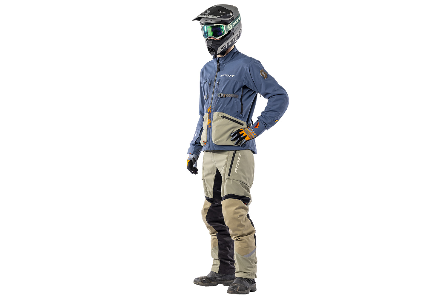 Men's Motorcycle Riding Pants with 4 X CE Armor Multi-Pocket Cargo