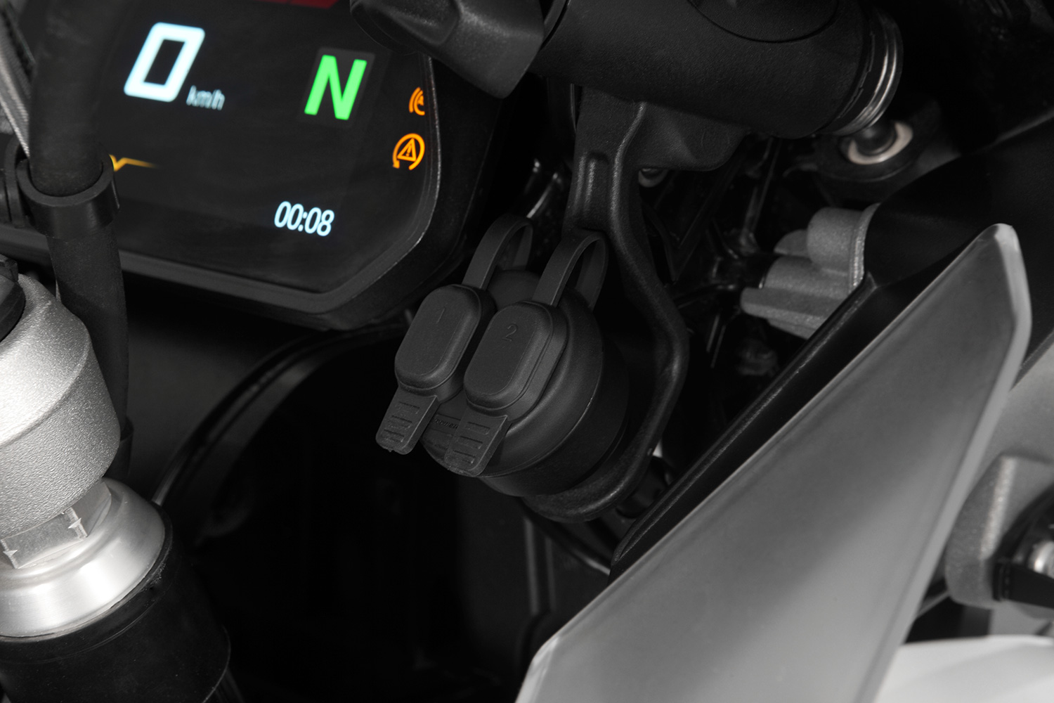 Doppel-USB Plug-n-Play Einbausteckdose für BMW Motorräder